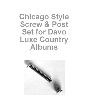 Davo Luxe Album Screw Post Set