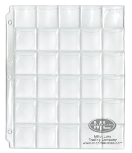 Coin Pages-Standard-Size-30-Pocket