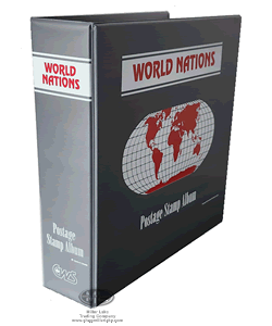 CWS World Nations Postage Stamp Album