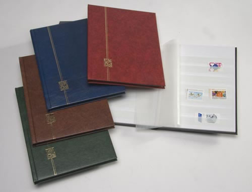 Small Stamp Stockbook - 16 Sides - White Pages