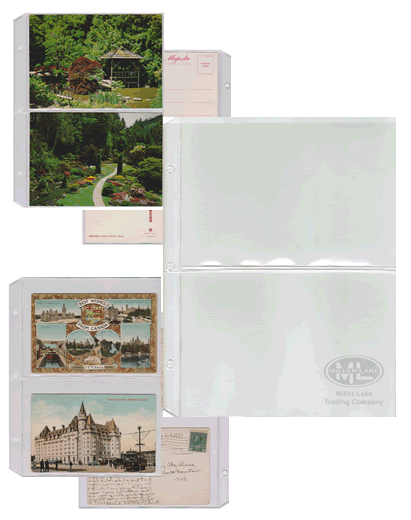Deluxe Postcard Album Pages - 2-Pocket