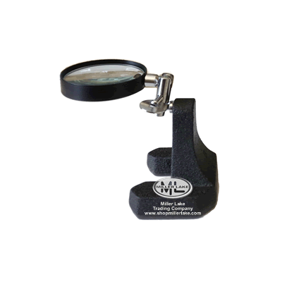 Magnifier with Adjustable Metal Stand 2 Inches