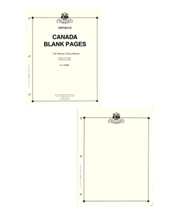 Blank Pages for Minkus Canada Stamp Albums