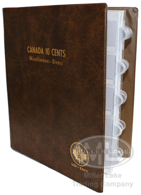 Unimaster Coin Album Canada 10 Cents Miscellaneous Blank - #158