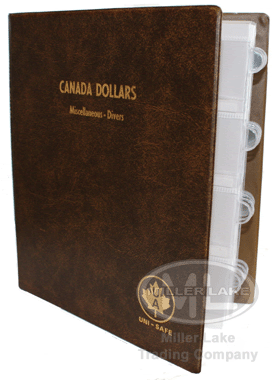 Unimaster Coin Album Canada Dollars Miscellaneous Blank - #165