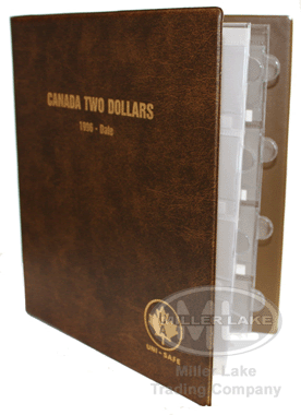 Unimaster Coin Album Canada Two Dollars Dated 1996-Date - #168