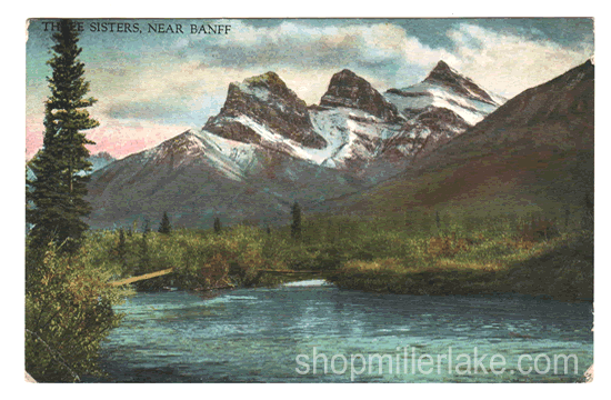 Three Sisters, Near Banff, Alberta, Canada - Banff, Alberta (AB)