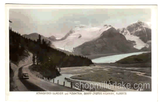RPPC - Athabaska Glacier and Mountain, Banff-Jasper Highway, Alberta, Canada - Banff, Alberta (AB)