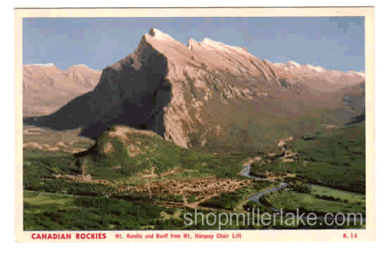 Mt. Rundle and Banff, Alberta, Canada - Banff, Alberta (AB)