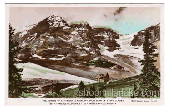 RPPC - Glacier & Snow Dome Mountain, Columbia Icefield, Alberta, Canada - Banff, Alberta (AB)