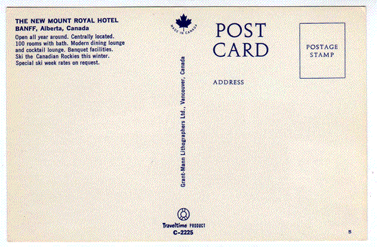 The New Mount Royal Hotel, Banff, Alberta, Canada - Edmonton, Alberta (AB)