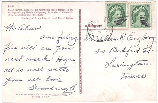 1957 Green Gables, Old Farmhouse, Cavendish, PEI, Canada - Cavendish, Prince Edward Island (PE)